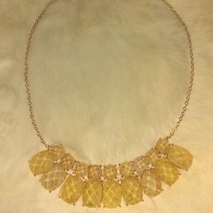 Gold Tone Faux Gemstones Necklace Costume Jewelry but still awesome!